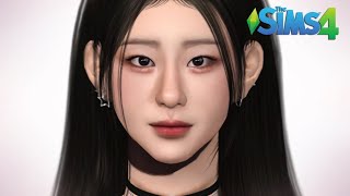 ITZY Chaeryeong 🌸  The Sims 4 CAS  DOWNLOAD LINKS [upl. by Nirraj94]