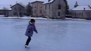 Patinage sur le lac gelé de frasne 25 [upl. by Swenson]