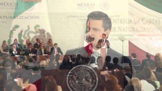 Presidente Peña Nieto Entrega Cartas de Naturalización [upl. by Teleya]