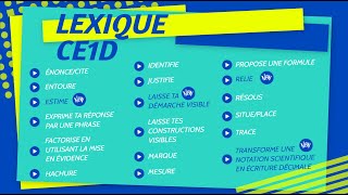 New  Ajout de 4 termes ➡️ LEXIQUE ce1d maths ➕ Jeu pour les découvrir [upl. by Miquela]