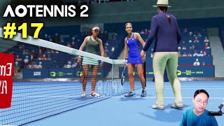 Osaka vs Pliskova  AO TENNIS 2 Simulation Gameplay 17 wCommentary [upl. by Rondi347]