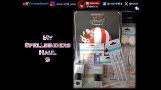 My Spellbinders Haul 9 [upl. by Ahsart831]