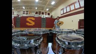 2022 Irondale Winter Drumline Tenor Cam [upl. by Asenaj149]