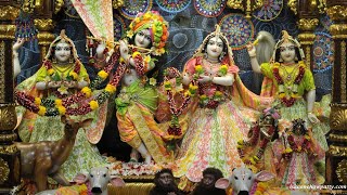 19th Oct 24  Sringar Aarti Darshan  Sri Sri Radha Gopinath Mandir  ISKCON Chowpatty Mumbai [upl. by Aicenod987]