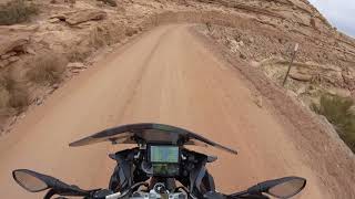 BMW R1200GSA on Utah SR 261 Moki Dugway to Muley Point [upl. by Ellehcil190]