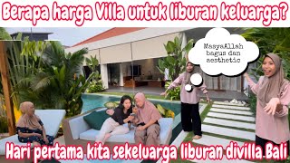 BERAPA HARGA VILLA YANG MBK DIAN SEWA PERMALAM⁉️ HARI PERTAMA KITA LIBRAN DIVILLA [upl. by Airitac]