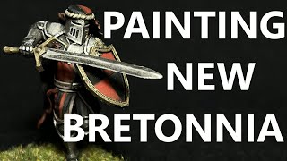 How to Paint Bretonnian Knight on FootWarhammer The Old World [upl. by Bendicta36]