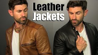 Where To Buy BADASS Leather Jackets This Season amp 4 BADASS Ways To Wear Them [upl. by Therese]