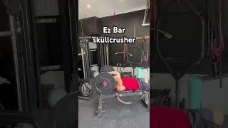 Easy easy bar skull crushers [upl. by Bratton]