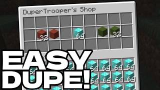 Minecrafts NEW Chest Shop Dupe Method 2024 [upl. by Romain]