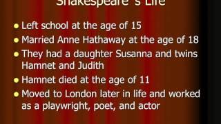 Shakespeare Presentation [upl. by Assirk591]