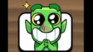 CLASH ROYALE ALL GOBLIN EMOTES [upl. by Salinas]