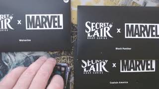 Marvel Secret Lair Opening  All 5 Lairs Opened Plus Rants About the Greedy Sales Tactic [upl. by Sarid]