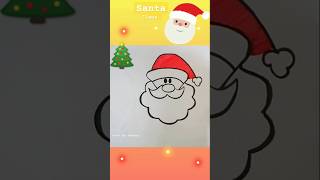 How to draw santa Claus christmas drawing 🎄🎁short video [upl. by Alemat]