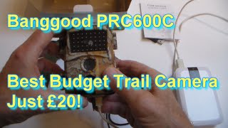 Banggood PRC 600C Trail Camera  Best Budget Trail Camera  Unboxed  Using  Test Clips [upl. by Lertsek]