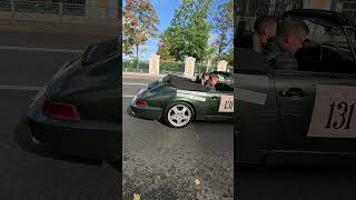 Porsche 911 Carrera Cabriolet 964 automobile car porsche rally heritage classictour carrera [upl. by Erimahs]