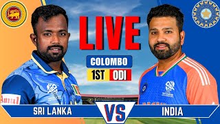 IND vs SL Live Match  1st ODI  Live Score amp Commentary  INDIA vs SRI LANKA Live Match Today [upl. by Risa385]