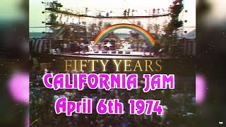 California Jam  FIFTY YEARS  Burn and Mistreated With Deep Purple April 6 1974 [upl. by Anned]