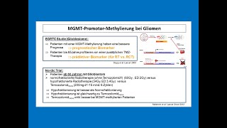 MGMTPromotorMethylierung bei Gliomen  Strahlentherapie Prof Hilke Vorwerk [upl. by Azriel]