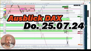 Do 250724  die wichtigsten Levels für das daxtrading [upl. by Elfrieda]