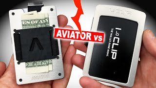 AVIATOR vs Steel ICLIP Wallet  Minimalist Wallets Battle [upl. by Anayek]