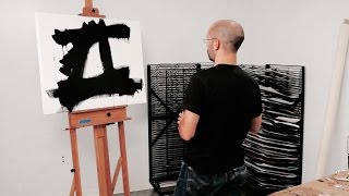 How to paint like Franz Kline – with Corey DAugustine  IN THE STUDIO [upl. by Donica]