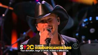 Tim McGraw  Stand Up To Cancer Live Like You Were Dyingquot featuring David Levita [upl. by Monteria522]