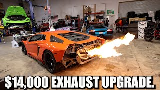 Introducing my Gintani F1 Straight Pipe Exhaust Lamborghini Aventador [upl. by Annoiek931]