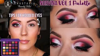 NORVINA VOL1 Tutorial and TIPS FOR HOODED EYES [upl. by Sine]