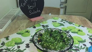 BALIĞIN YANINA YEŞİL SALATA [upl. by Krauss]