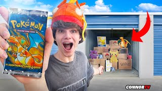 I Found a HUGE Pokemon Card STORAGE UNIT Part 1 [upl. by Ydasahc577]