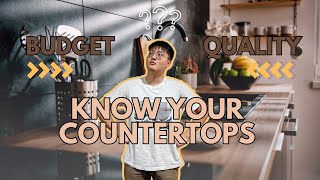 Whats the SECRET to Picking the Perfect Countertop [upl. by Ximenes]