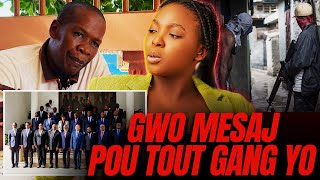 Gwo nouvelMuscadin voye Gwo Mesaj bay gang yoLavalas Estomake zen nan Cpt Fouco [upl. by Ettenig]