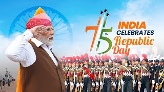 75th Republic Day Parade LIVE from Kartavya Path  26 January 2024 Parade Live [upl. by Alleda1]