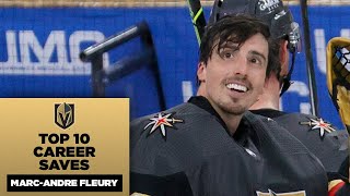 MarcAndre Fleurys Top 10 Career Saves [upl. by Ahsetra]