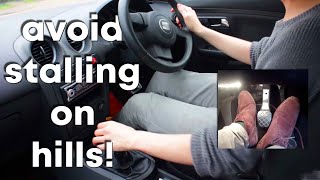 How to Hill start a manual car  Every time without stalling [upl. by Volkan]