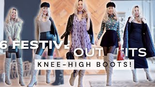 Holiday Chic How to Style Over the Knee Boots [upl. by Gnut]