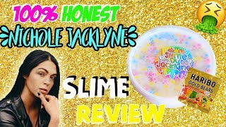 100 HONEST NICHOLE JACKLYNE ETSY SLIME REVIEW YOU WONT BELIEVE IT SLIMEBYJACKLYNE [upl. by Aeila]