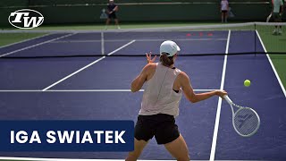 How the best tennis player in the world trains Iga Swiatek practice BNP 24 drills you can do too [upl. by Onaicilef803]