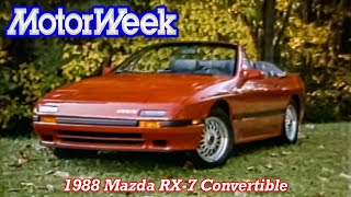 1988 Mazda RX7 Convertible  Retro Review [upl. by Constantin]