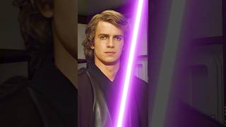 Why Doesnt Anakin Have A Purple Lightsaber😱 [upl. by Bathelda945]