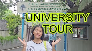 Dr Br Ambedkar university tour kashmere gate Delhi 🎓🎓AUD Tour [upl. by Appilihp]