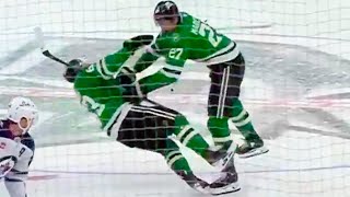 Mason Marchment Evgeni Dadonov Collision  Dallas Stars vs Winnipeg Jets 2024 NHL Highlights [upl. by Elden]