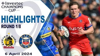 Exeter Chiefs v Bath Rugby  Halftime Highlights  Round 18  Investec Champions Cup 202324 [upl. by Adiesirb101]