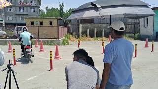 Bike Driving Test RTO Budgam  Two Wheeler Driving Test  RTO Budgam [upl. by Calista356]