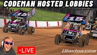 🔴LIVE  CODEMAN  iRacing  Official amp Hosted Dirt Racing [upl. by Derrej]