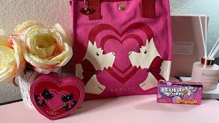 What’s in my Radley London Valentines Day bag 💌 xoxo 😘 Robin Cookie [upl. by Ecikram]