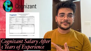 Cognizant Salary After 3 Years of Experience [upl. by Chrissie]