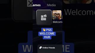 PS5 WELCOME HUB ps5 playstation [upl. by Erdnassac]