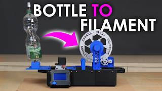 PET Bottle Recycling Waste to 3D Printing Filament [upl. by Rhea]